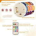 thumbnail image 5 of Yayeee Flameless Candles with Remote Flickering Battery Operated Multi Color Changing, Colorful Jars, 5 of 7
