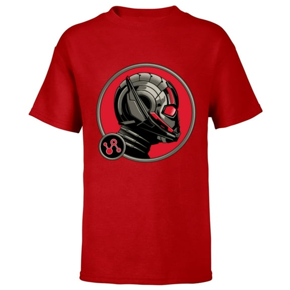 Marvel Ant-Man and the Wasp: Quantumania Scott Lang Helmet - Short Sleeve T-Shirt for Kids - Customized-Red