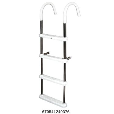 Garelick Eez-In 3-19683 Telescoping Transom Ladder, 4-Step - Walmart.com