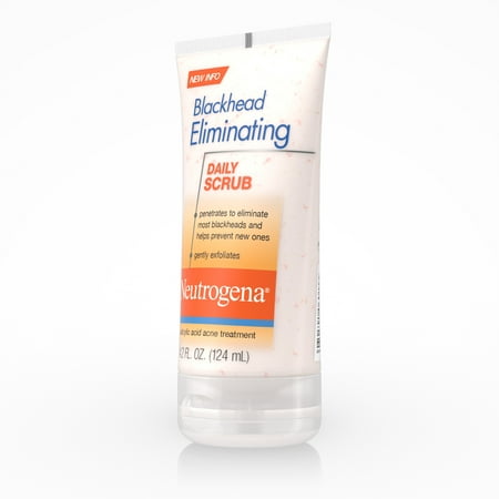 Neutrogena Exfoliating Blackhead Salicylic Acid Face Scrub, 4.2 (Best Way To Exfoliate Dry Skin On Face)