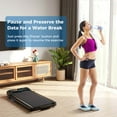 thumbnail image 4 of Costway 3 in 1 Folding Treadmill with Remote Control LED Display and APP for Home Blue, 4 of 11