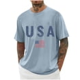 thumbnail image 2 of Royisotas Mens Crewneck Shirts Athletic Summer Pullover Big and Tall Short Sleeve T Shirts for Men Fashion, 2 of 5