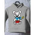 thumbnail image 3 of Polar Bear With Cereal Hoodie Toddler -Image by Shutterstock,  4 Toddler, 3 of 4