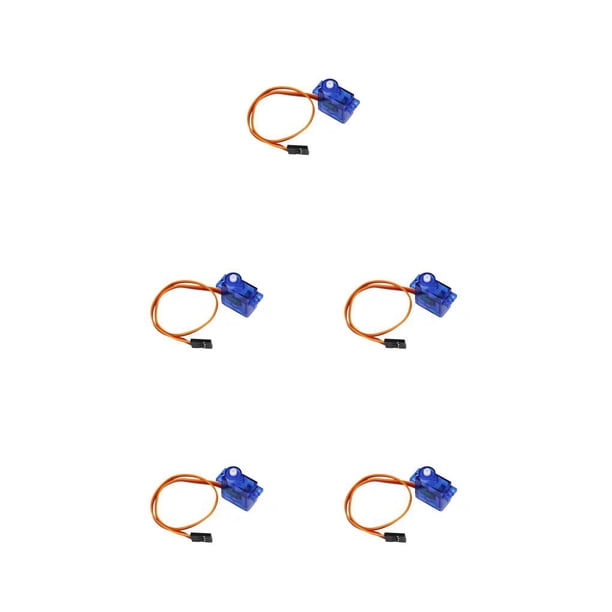 Sidaley 9g Micro Servo Durable Ligero Mini Servos Kit de motor compatible con metal Avión Barco Modelo fijo Avión 360 ° Type2 NO2