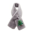 thumbnail image 2 of JMKQLZ Girls Boys Warm Plush Scarf Christmas Neck Warmer Winter Cute Thick Soft Shawl Wrap Scarves for Kids and Baby, 2 of 3