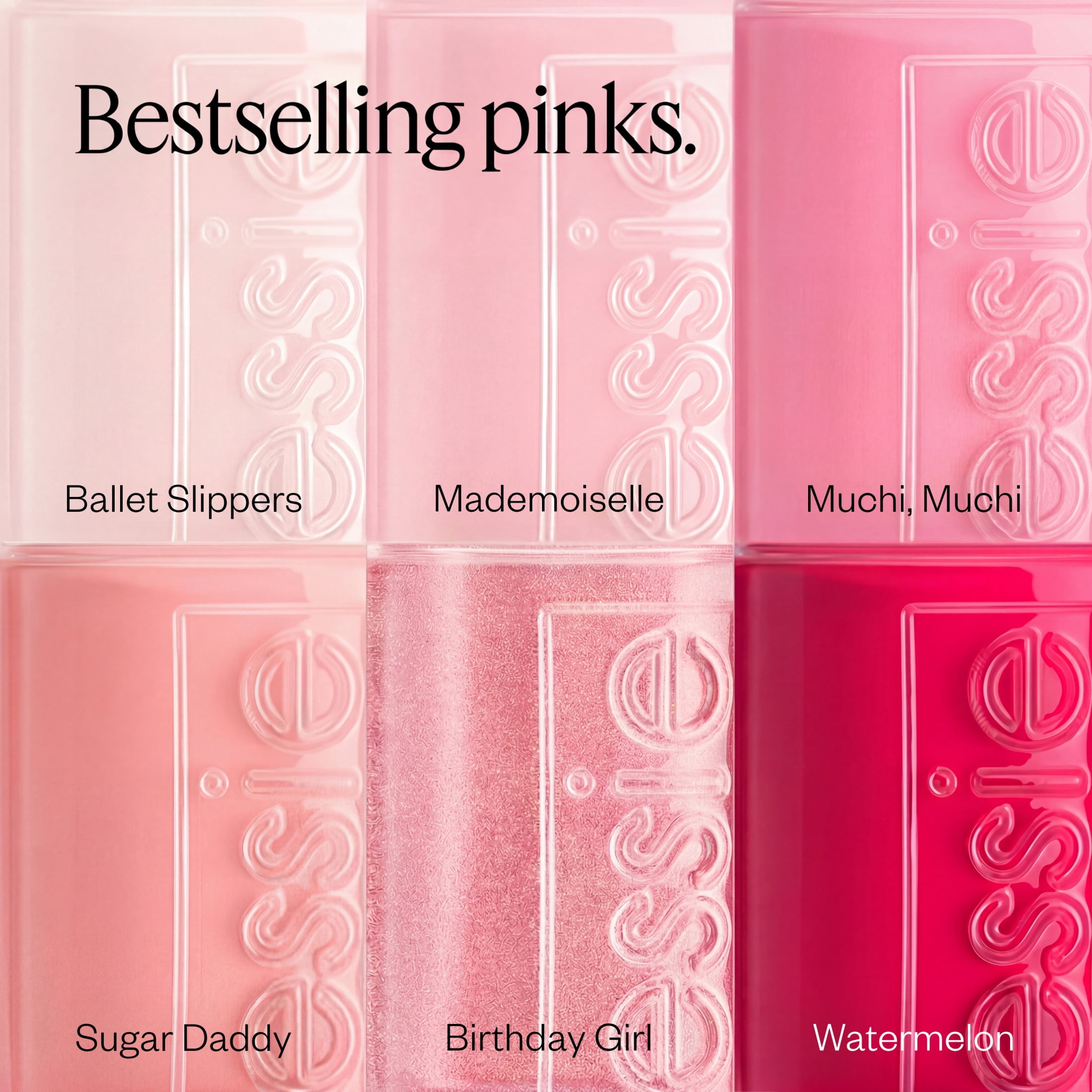 essie nail polish, minimalistic, pink sheer nail polish, 0.46 fl. oz.