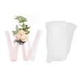 thumbnail image 1 of TKSE Silla de Boda, simulación de Flores Artificiales, Elegante decoración de Pasillo de Boda con Cinta para Fiesta de Ceremonia(Rosa), 1 of 14