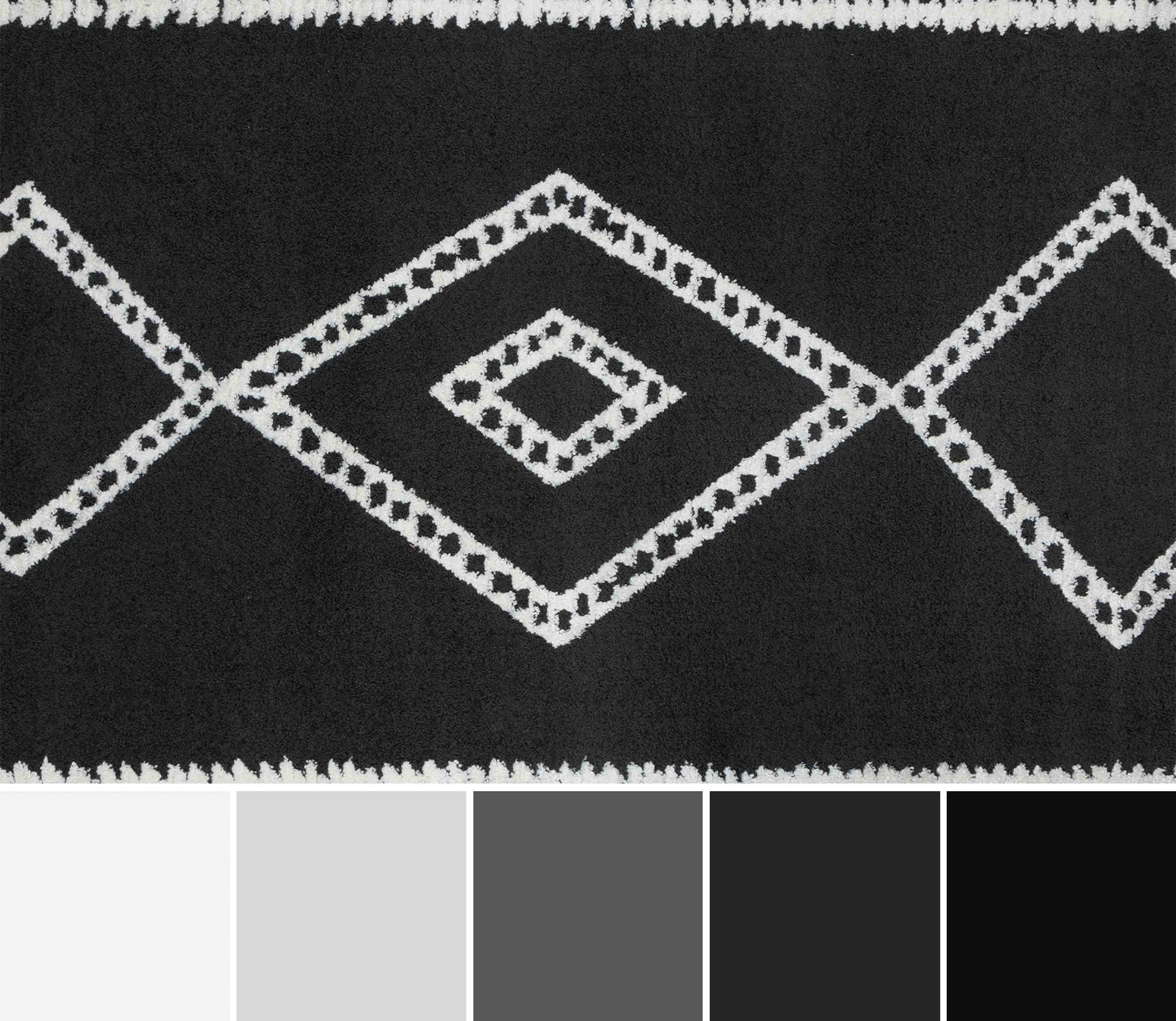 ECARPET Zelda Contemporary Runner Rug for Living Room, Bedroom, Dining Room, Entrance, Hallway and More.