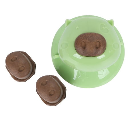WRITWAA Treat Dispenser Dog Toys Dog Toy Funny TPR Green 1Pack