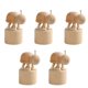 thumbnail image 1 of Decoración de animales de madera, 5 uds., bonita decoración de mesa para dormitorio, sencilla, 1 of 6