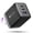 Black, variant on NOVOO 100W USB C Charger Block, GaN III 3-Port Foldable Fast Wall Charger, 2 USB-C and 1 USB-A Power Adapter for MacBook Pro/Air, Dell XPS, iPad, iPhone 16/15, Galaxy, White