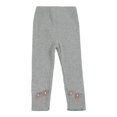 thumbnail image 2 of Moda niños niñas polainas bordado flor tocando fondo pantalones (gris 12-18M) Ehuebsd Para estrenar, 2 of 6
