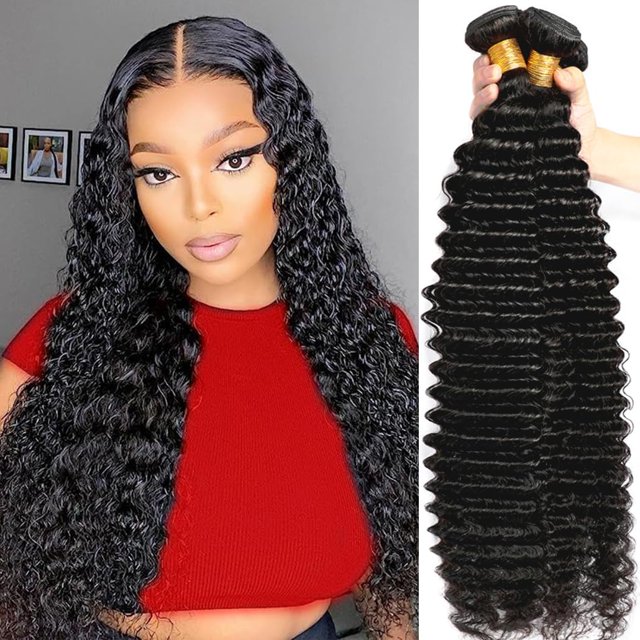 Hair Bundles Younsolo Deep Wave 12A para cabello virgen brasileño