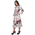thumbnail image 2 of Moomaya Printed WoMen's Robe Dressing Gown With Pockets Bath Robe Girls, 2 of 6