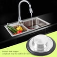 thumbnail image 5 of Qucyy 2 PCS Stainless Steel Kitchen Sink Stopper, Large Wide Rim 3.38" Diameter - Garbage Disposal Plug, 5 of 5