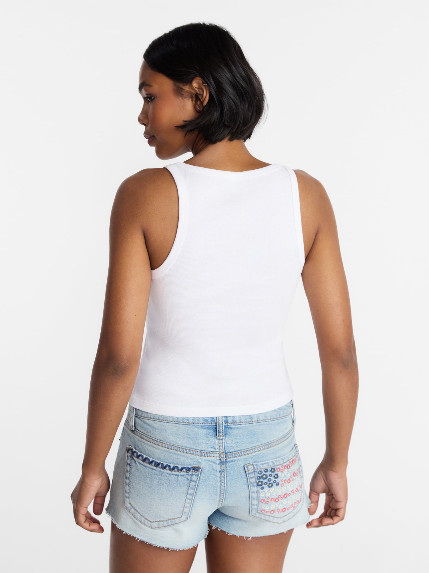 No Boundaries Americana Graphic Tank Top, Women's XXS-XXL