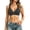Black, variant on Womens Bras Wireless Solid Color Plus Size Thin Wireless Side Coverage Elderly Bra