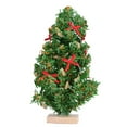 thumbnail image 2 of Dollhouse Christmas Decoration, 4.7 Inch Mini Christmas Tree Miniature Model Exquisite 1: 12 Scaled Lifelike  For Tabletop, 2 of 8