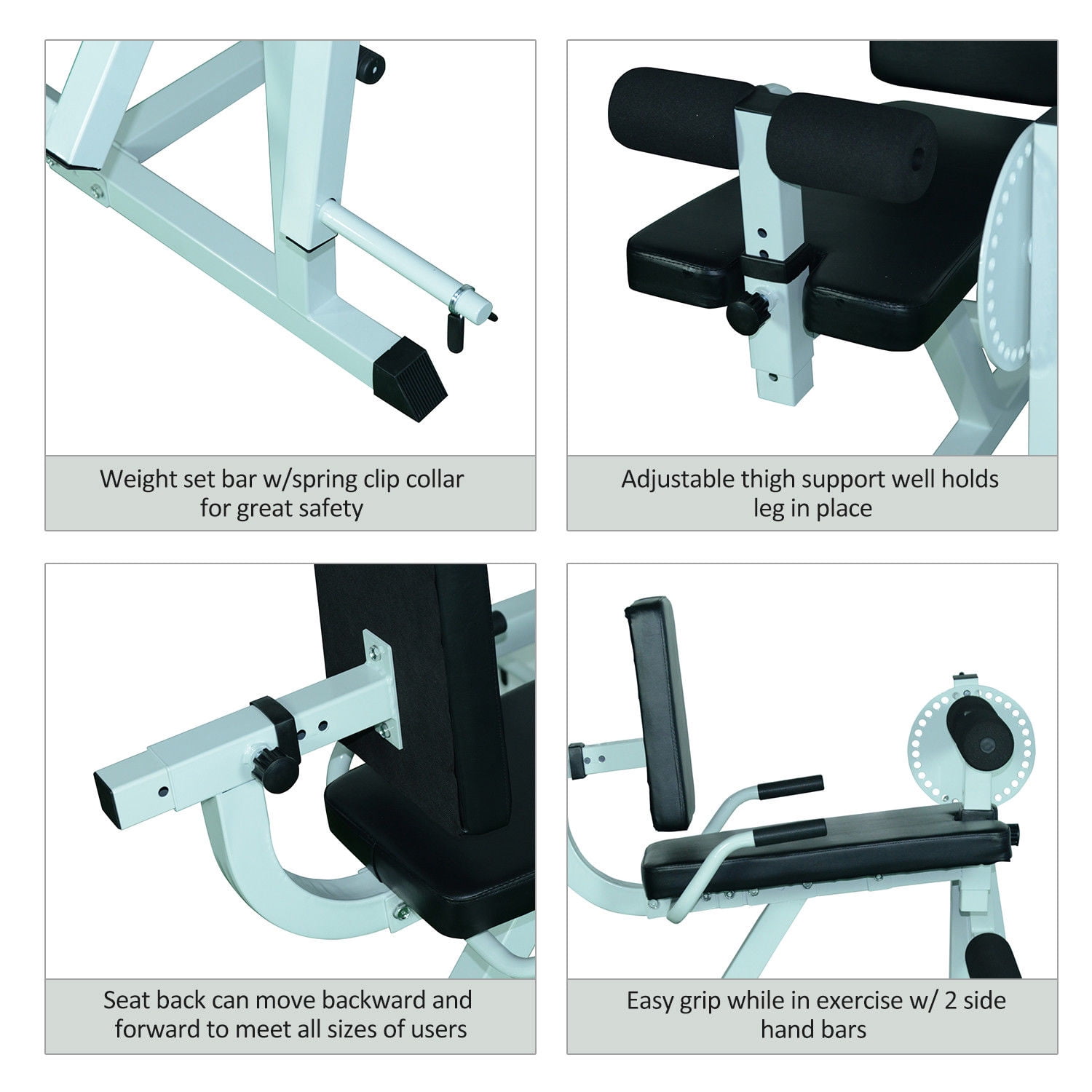 soozier adjustable leg curl machine