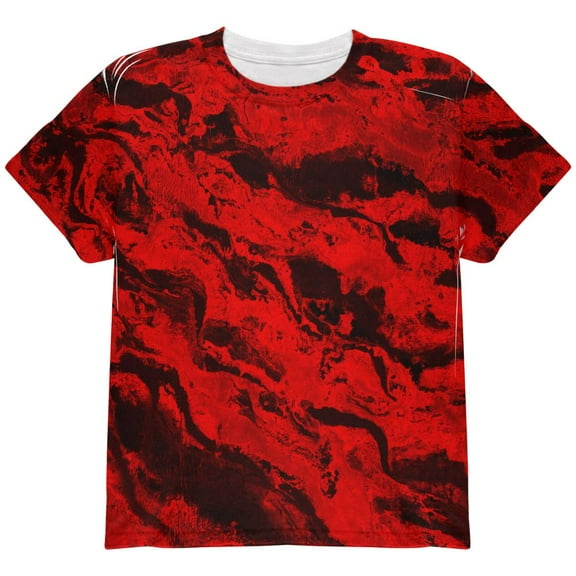 Halloween Gore Rivers of Blood All Over Youth T Shirt Multi YXL