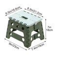 thumbnail image 4 of 9 Inch h Folding Step Stool 300 LB Capacity Plastic Foldable Step Stools for Kids and Adults,Folding Stool Suitable for Kitchen,Stepping Stool with Handle Light Purple Small Step Stool 1PC, 4 of 7