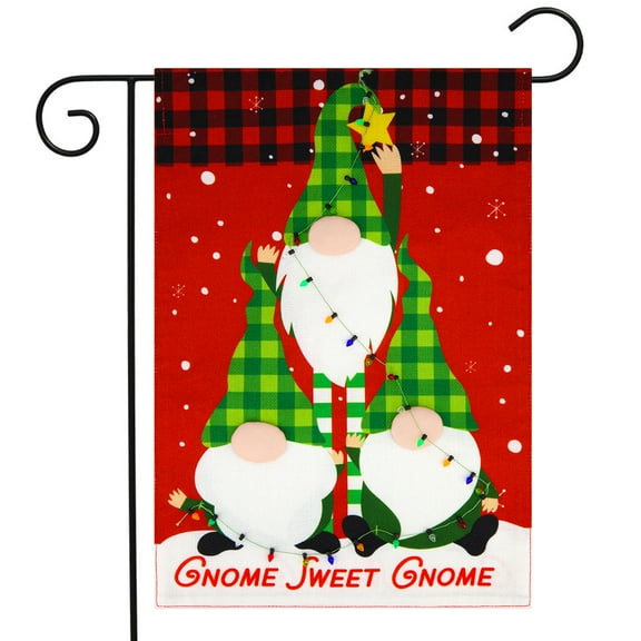 Briarwood Lane Gnome Tree Burlap Garden Flag