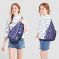 thumbnail image 4 of Chic Paisley Sling Backpack - Exotic Colorful Pattern Shoulder Bag, Fashionable Anti-Theft Pack for Commuters, 4 of 4