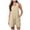 Beige, variant on Women's Casual Rompers Summer Sleeveless Jumpsuits Loose Spaghetti Strap Shorts Overalls Trendy Outfits With Pockets,Hot Pink,XXL