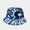 Blue, variant on ZSQDM Male's and Female's Casual Fisherman's Hat 3D Printed Pattern Tie Dye Double Basin Hat Outdoor Visor beanie of Men Hat Washer Cage Bucket Hats Headache Relief Cap