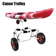 thumbnail image 4 of Kayak Canot Roue Chariot de Transport en Bateau avec Grandes Roues de 10 Pouces pour un Rangement Pratique, 4 of 8