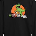 thumbnail image 3 of Instant Message - Trex Motorcycle - Toddler & Youth Long Sleeve Graphic T-Shirt, 3 of 6