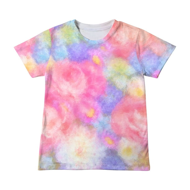 新品・希少PINK・M・SEA S/S LIMITED TIE-DYE TEE 1200W-7064-PastelRnbw-0-