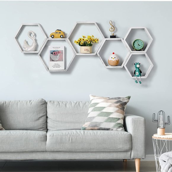 Hexagon Shelves