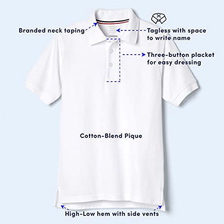 Monogrammed Boys' School Uniform Polo / Personalized 