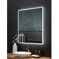 thumbnail image 2 of IMMERSION 36 in. x 40 in. LED Frameless Mirror with Bluetooth, Defogger  and Digital Display, 2 of 4