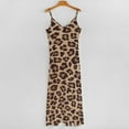 thumbnail image 5 of Cheetah Print Leopard Print Sleeveless Dress Dresses Women Summer Women's Summer Clothing, 5 of 9