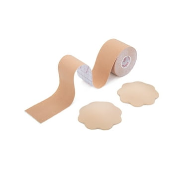 Tinglu 5 Meters 1 Roll Women Breast Lift Tape Nipple Cover Push Up Bra Breast Lift Tape Adhesive Intimates Bralette
