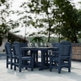 thumbnail image 3 of Wildridge Heritage 7-Piece 44"X72" Dining Set, Patriot Blue - Outdoor Weather Resistant Recycled Plastic Furniture for Patio, 3 of 8