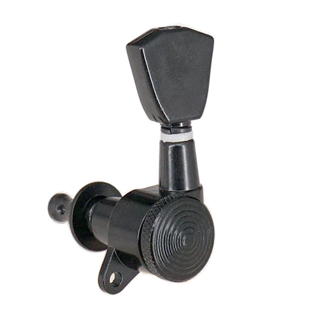 LeeQinersw 6pcs/pack Guitar Tuning Pegs Tuners Machine Heads 3x3 Locking Tuning Keys 3L3R