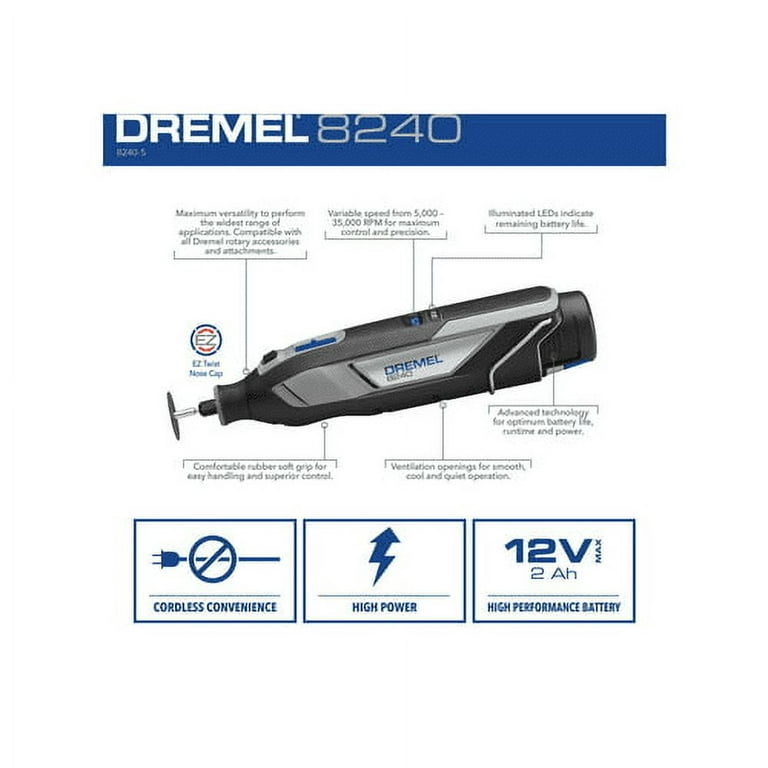 Dremel 3000-DR-RC Rotary Tool Kit (Recon) & Johnson Level 1402-0900