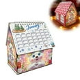 thumbnail image 3 of DIY Art Painting Multifunctional Storage Flip 2026 Calendar, 12-Month Calendar with Cabin Decoration for Pens & Notes, Decorative Home & Office, Compact Colorful Desktop C-alendar, 3 of 8