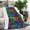 Multicolor, variant on Rainbow Car Silhouette Pattern Blanket,Comfortable Soft Flannel Throw Blanket,All Season,Warm Lightweight Blankets for Sofa Bed Couch Living Room Chair,30"x40"