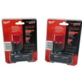 thumbnail image 2 of Milwaukee M12 REDLITHIUM XC6.0 Battery Two Pack – (2) 6.0Ah High-Capacity, Long-Lasting Power for M12 12V Tools 48-11-2460X2, 2 of 4