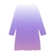 thumbnail image 4 of Odeerbi Niñas Manga Larga Gradiente Ballet Vestidos Stretchy A Line Twirly Skater Vestido Escuela Recital Cuello Redondo Vestido, 4 of 4