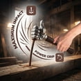 thumbnail image 2 of golytefs Small Thumb Hammer Multifunctional with Wooden Handle Sledge Hammer for Outdoor, 2 of 8