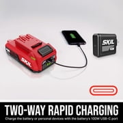 SKIL DL6300D-12 Brushless 12V/20V Flip Drill 20V Kit, Torque Adjustment and Display with 2.0Ah Battery and Charger