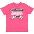 thumbnail image 3 of Inktastic African American Independence Juneteenth Youth T-Shirt, 3 of 5