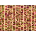 thumbnail image 1 of Ahgly Company Indoor Rectangle Patterned Cantaloupe Orange Area Rugs, 5' x 7', 1 of 6