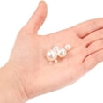 thumbnail image 4 of 10-1000pcs/lot 3-20mm Straight Holes Acrylic Imitation Pearl Beige Bracelet Round Beads For DIY Craft Jewelry Making Supplies, 4 of 5