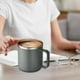 thumbnail image 4 of Taza de Café de Acero Inoxidable de Doble Capa | Taza Gris de Acero Inoxidable 304 con Tapa para Oficina | Capacidad de 400 Ml | Aislamiento Al Vacío | Diseño Moderno | Fácil de Limpiar | Ideal para, 4 of 6